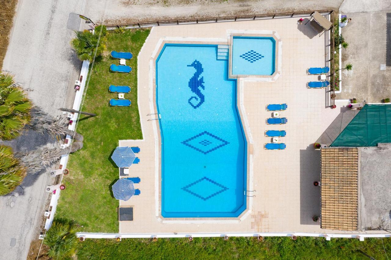 Nikos Pool Apartments - Ground Floor Sidárion Eksteriør billede